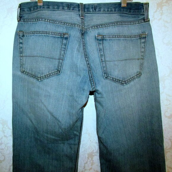 MEN'S LEVI'S DENIZEN 281 JEANS, 34 x 34 BLUE STRAIGHT LEG - Picture 6 of 10